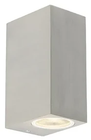 Aplică modernă din aluminiu cu 2 lumini IP44 - Baleno