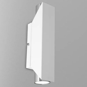 Aplică WALL 2xGU10/8W/230V albă/crom lucios