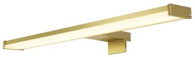 Aplica de perete LED pentru oglinda, tablou IP44 Kos, auriu