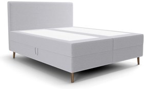 Pat de o persoană 120 cm Napoli Bonell (Gri) (cu somieră, cu sp. depozitare). 1082439