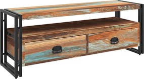 vidaXL Comodă TV din lemn reciclat de esență tare