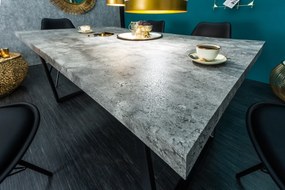 Masa design industrial vintage Loft 160cm, Beton-Optik A-38956 VC