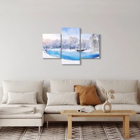 Tablou - Lac de gheață (90x60 cm)