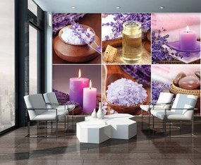 Fototapet - Lavanda - colaj (254x184 cm)