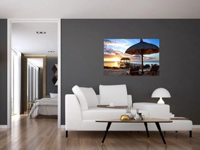 Tablou - Apus de soare în Mauritius (90x60 cm)