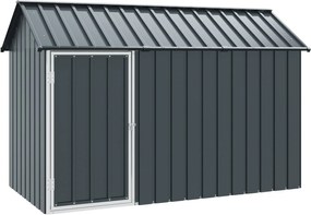 vidaXL Cușcă pentru păsări Antracit 215 x 112 x 141 cm Oțel Galvanizat