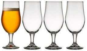 Set 4 pahare pentru bere Lyngby Glas Juvel, 490 ml