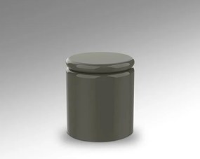 Masuta laterala rotunda din MDF Nola verde