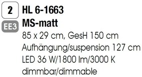 Lustra suspendata dimabila Circus satin brass