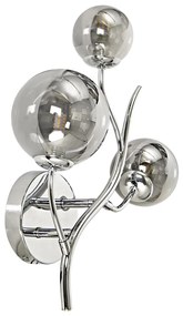 Aplică LED Brilagi MISTEL 3xG9/3W/230V crom lucios/fumuriu