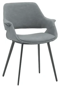 SCAUN TIP FOTOLIU MARINA -IMITATIE DE PIELE - GRI