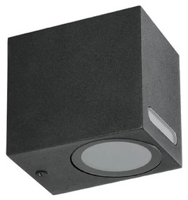 Aplică de exterior QUERK 1xGU10/35W/230V IP54 8 cm negru