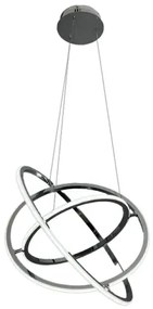 Lustră LED dimabilă pe cablu LED/105W/230V 3000-6500K + telecomandă