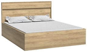 Pat matrimonial 140 cm Milley 09 (cu somieră) (hikora). 1057882