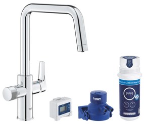 Baterie bucatarie cu filtru de carbune activ Grohe Blue Pure Start crom