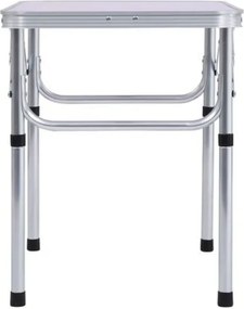 Masă de camping pliabiăla, 60 cm, aluminiu/MDF, KEPI TYP 2