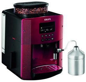 Espressor automat cu recipient pentru lapte Krups ESSENTIAL 1450W/230V roșu
