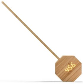 Veioză în culoare naturală LED din bambus (înălțime 39,5 cm) Octagon One – Gingko
