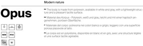 Lustra Suspendata din Polirasina, Gri, Opus