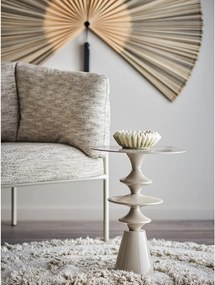 Măsuță auxiliară rotundă din aluminiu ø 35,5 cm Samio – Bloomingville