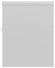 Dulap cu chiuveta incorporata, alb extralucios, PAL Alb foarte lucios, 90 x 38.5 x 46 cm