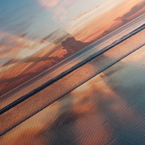 Tablou cu razele solare deasupra plajei Dayton (120x50 cm)