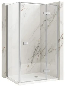Cabina de dus cu usa batanta dreapta Rea Atlas 100 x 100 cm crom