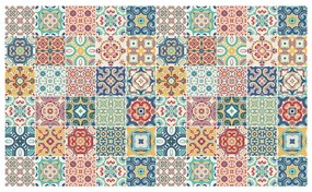 Set 60 autocolante de perete Ambiance Montanares, 10 x 10 cm