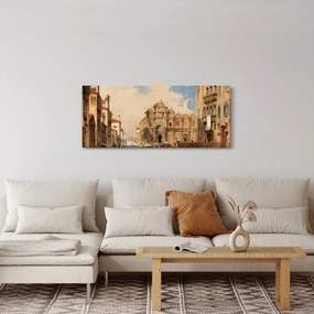 Tablou - Jules-Romain Joyant, The Scuola di San Marco, Venice, reproducere (120x50 cm)