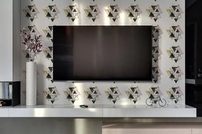 Panou decorativ perete Panou podea triunghiului geometric