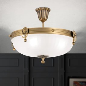 Lustră aplicată Orion DL 7-523/43 ROCCA 4xE27/60W/230V d. 43 cm bronz/alb