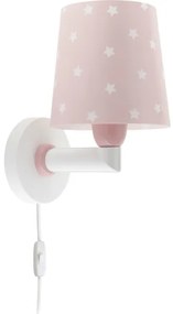 Aplică pentru copii STAR LIGHT 1xE27/60W/230V roz Dalber 82219S