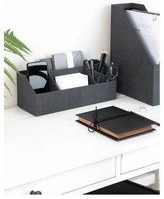 Organizator pentru papetărie din carton Elisa Canvas Paper Laminate – Bigso