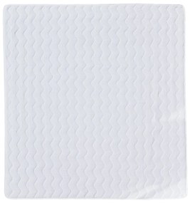 Cuvertură albă matlasată din muselină 210x240 cm Plain Muslin – Butter Kings