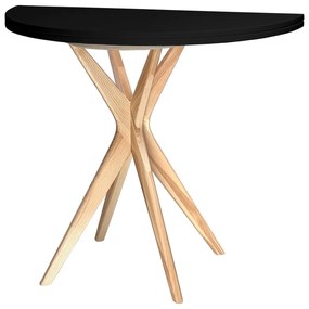 Masă de dining rotundă extensibilă 65x90 cm Jubi – Ragaba