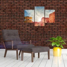 Tablou unui indicator cu inscripție (90x60 cm)