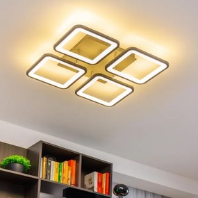 Lustră LED dimabilă aplicată Brilagi SQUARED LED/85W/230V 3000-6500K + telecomandă