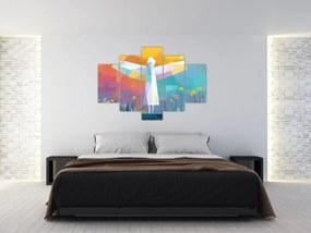 Tablou - Păzitorul florilor (150x105 cm)