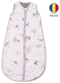 Sac dormit copii de vara din muselina Kidizi Dragonfly 90 cm, 100% bumbac, 6-24 luni 0.5 TOG