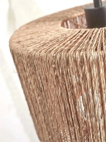 Lampa de podea eco din iuta Iguazu S 30cm, alb/ natur