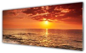 Tablouri acrilice Sea Sun Peisaj Galben