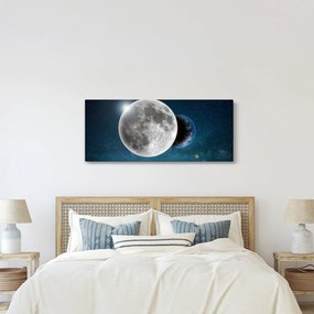 Tablou - Pământul în eclipsa de lună (120x50 cm)