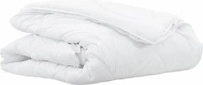 vidaXL Duvet 2 în 1 Alb 135 x 220 cm Poliester