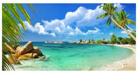 Tablou acrilic Plaja seychelles
