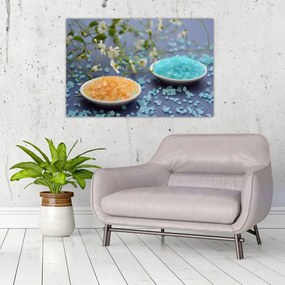 Tablou cu sarea de mare colorată (90x60 cm)