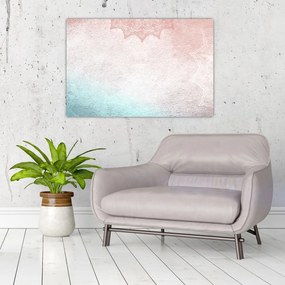 Tablou - Mandala pe zid 2 (90x60 cm)