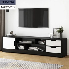 Comoda TV suport media multifunctional, FUR-1210, 140 x 30 x 42 cm