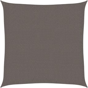 vidaXL Pânză parasolar, antracit, 2,5 x 2,5 m, HDPE, 160 g/m²