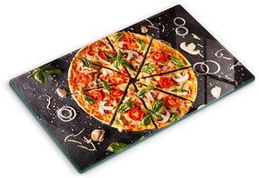 Placă protecție plita Pizza cu ciuperci