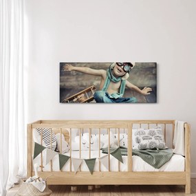 Tablou - Tânăr aviator (120x50 cm)